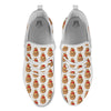 Cute Poop Print Pattern White Athletic Shoes-grizzshop