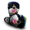 Cute Pug Unicorn Print Boxing Gloves-grizzshop