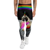 Cute Pug Unicorn Print Men's Leggings-grizzshop