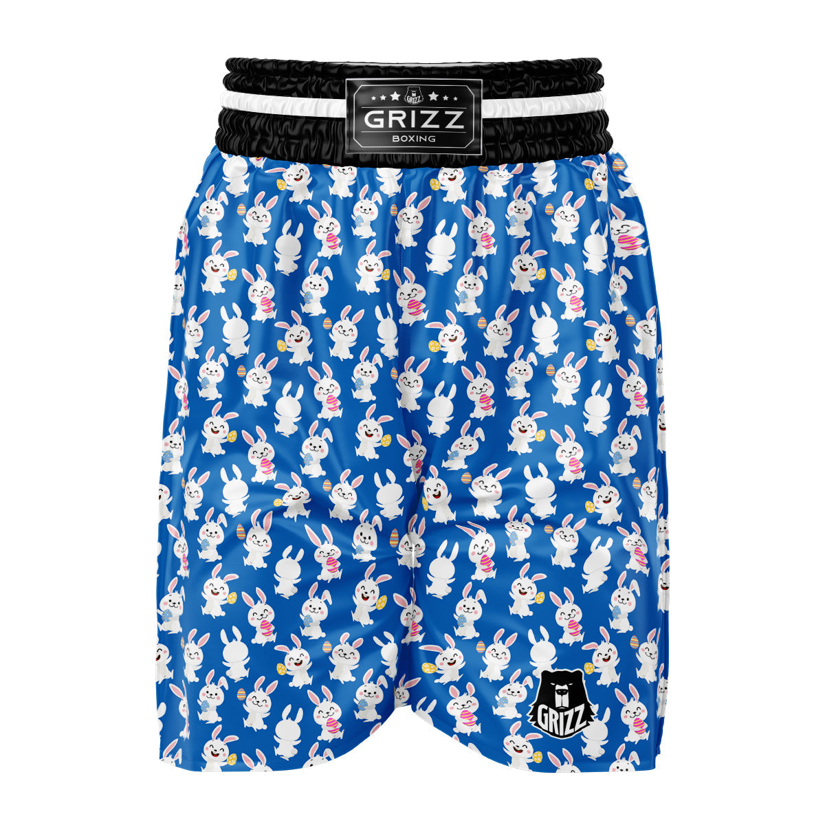 Cute Rabbit Print Pattern Boxing Shorts-grizzshop