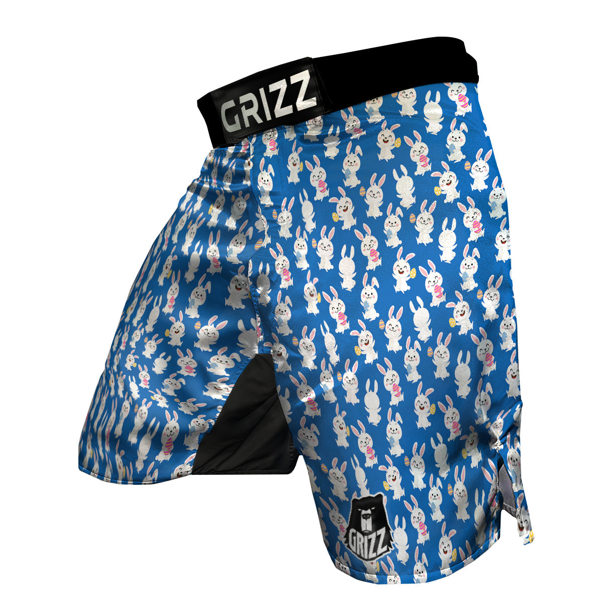 Cute Rabbit Print Pattern MMA Shorts-grizzshop