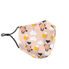 Cute Raccoon Hot Air Balloon Pattern Print Face Mask-grizzshop