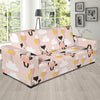 Cute Raccoon Hot Air Balloon Pattern Print Sofa Covers-grizzshop