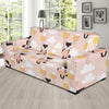 Cute Raccoon Hot Air Balloon Pattern Print Sofa Covers-grizzshop