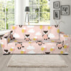 Cute Raccoon Hot Air Balloon Pattern Print Sofa Covers-grizzshop