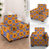 Cute Sunflower Armchair Cover-grizzshop