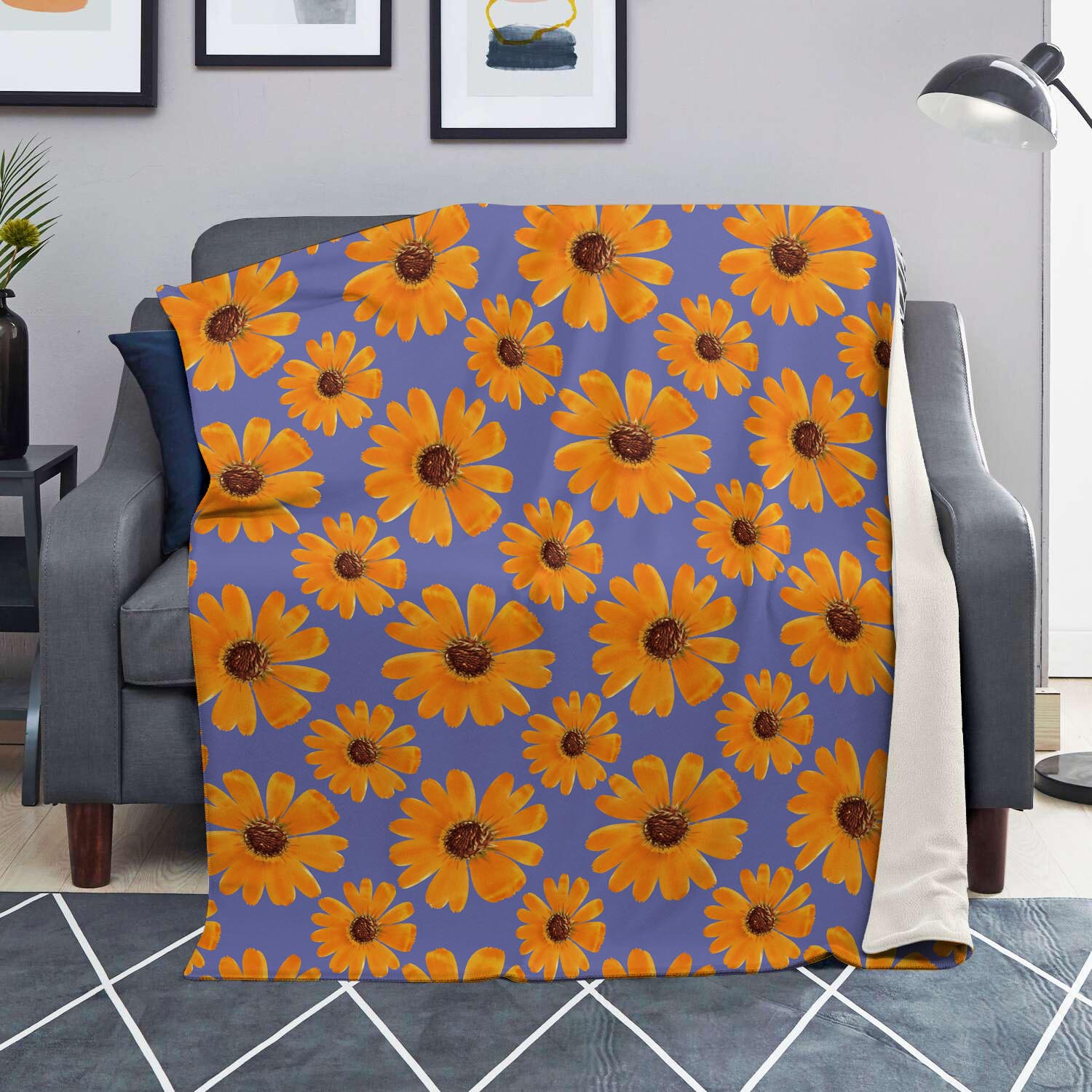 Cute Sunflower Blanket-grizzshop