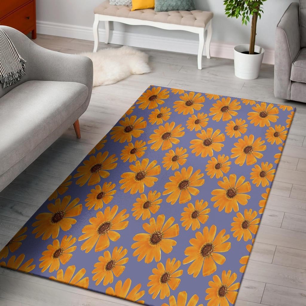 Cute Sunflower Floor Mat-grizzshop