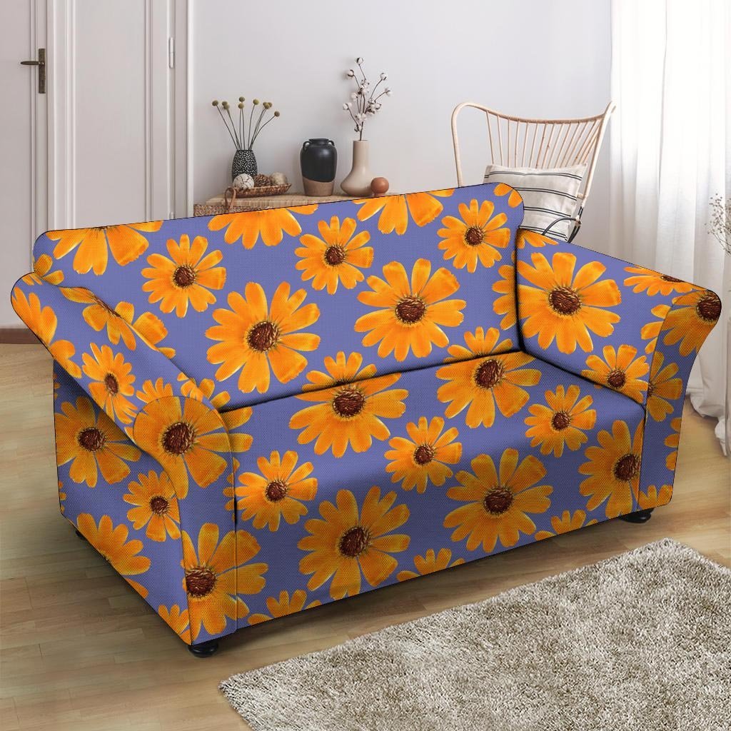 Cute Sunflower Loveseat Cover-grizzshop