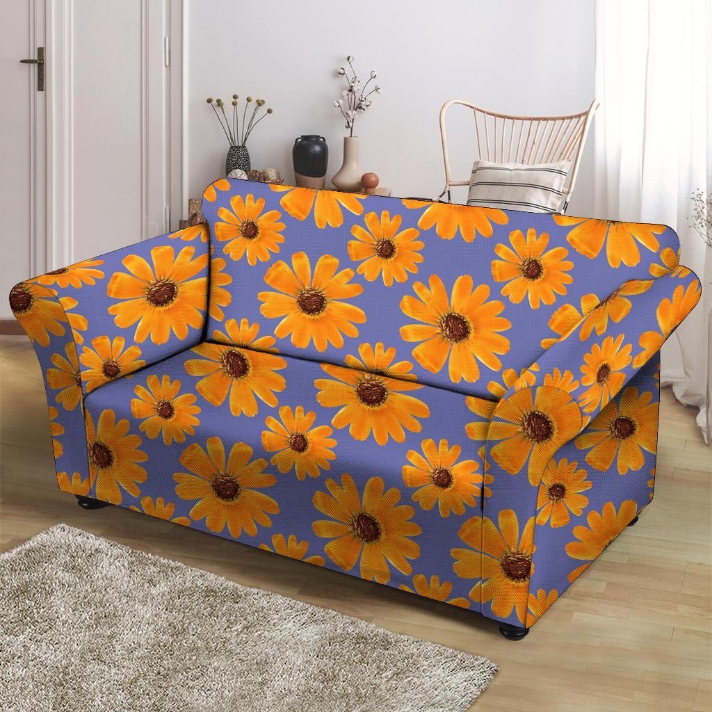 Cute Sunflower Loveseat Cover-grizzshop