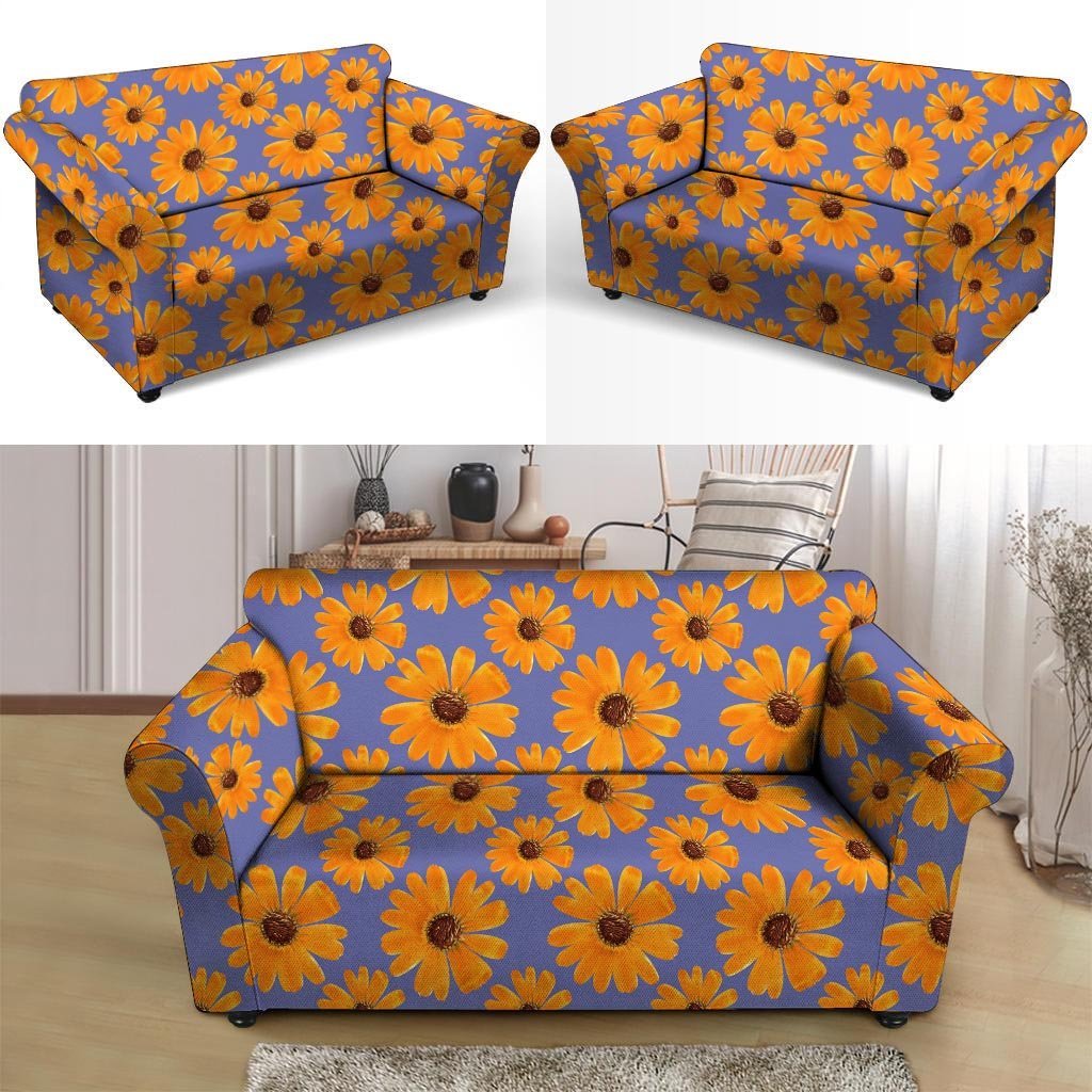 Cute Sunflower Loveseat Cover-grizzshop