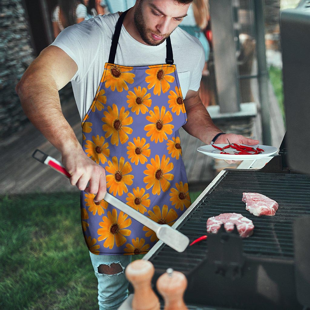 Cute Sunflower Men's Apron-grizzshop