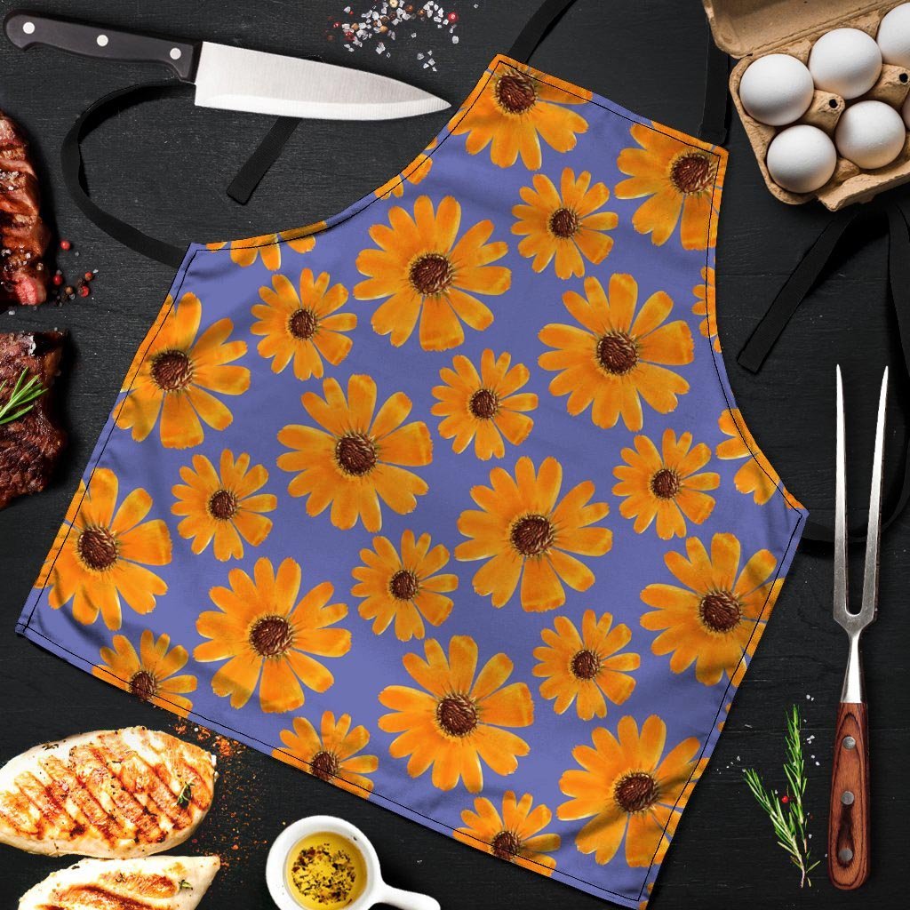 Cute Sunflower Men's Apron-grizzshop