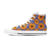 Cute Sunflower Men's High Top Shoes-grizzshop