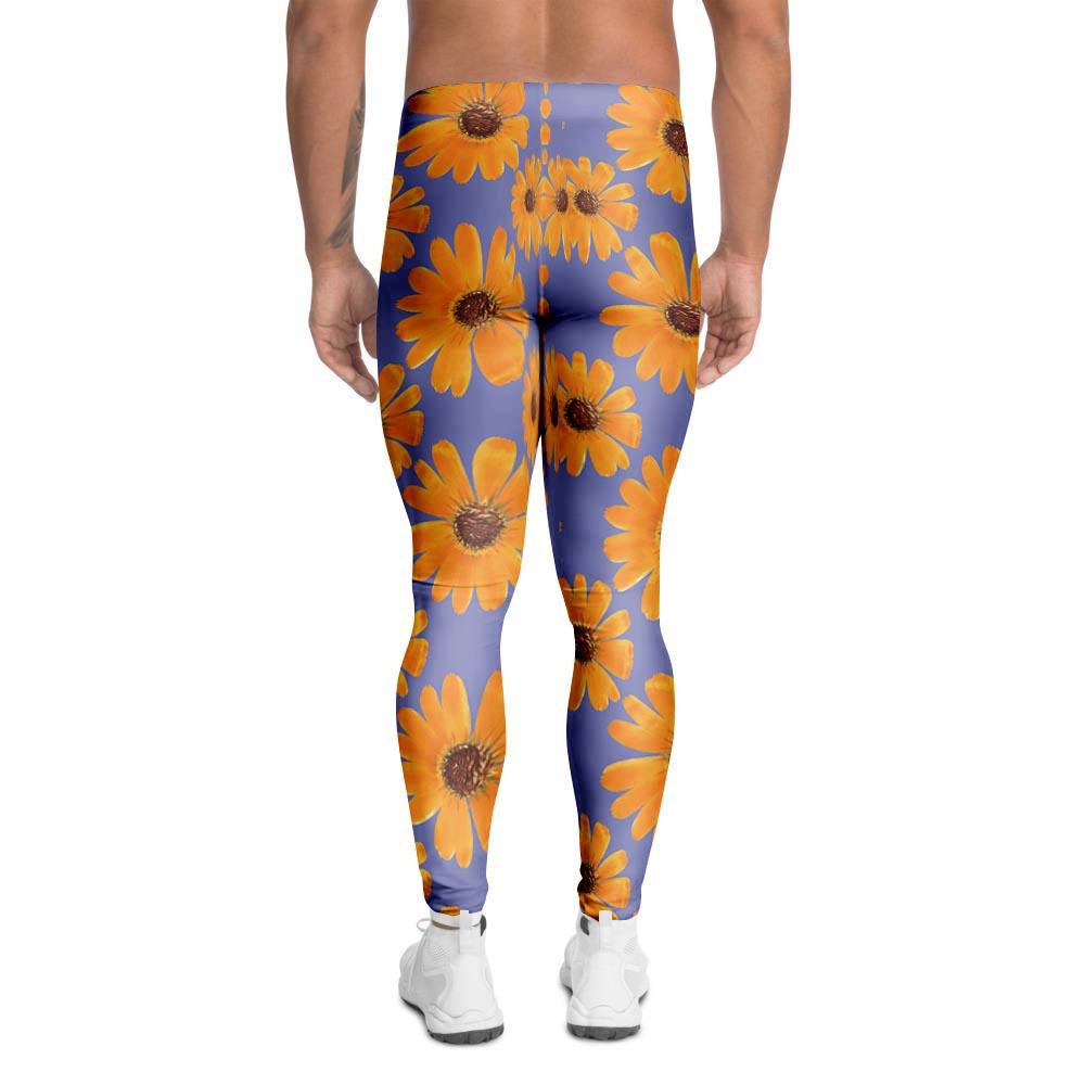 Cute Sunflower Men's Leggings-grizzshop