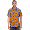 Cute Sunflower Men's Short Sleeve Shirt-grizzshop