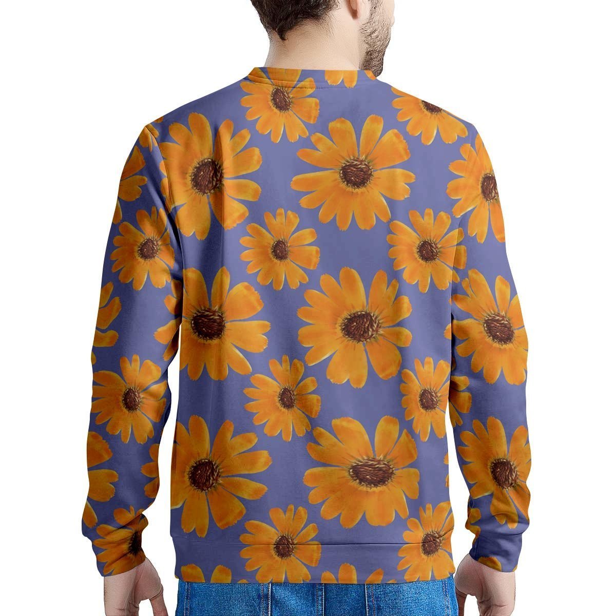 Cute Sunflower Men's Sweatshirt-grizzshop