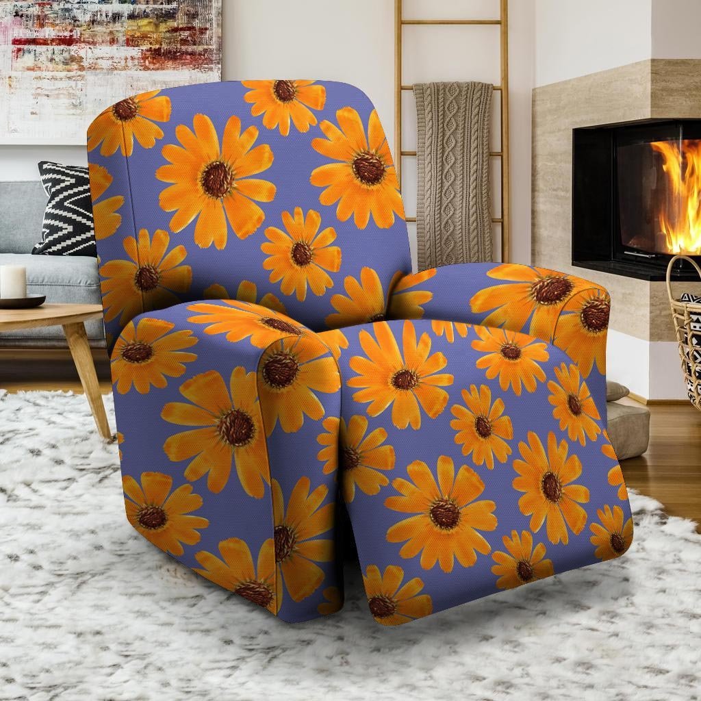 Cute Sunflower Recliner Cover-grizzshop