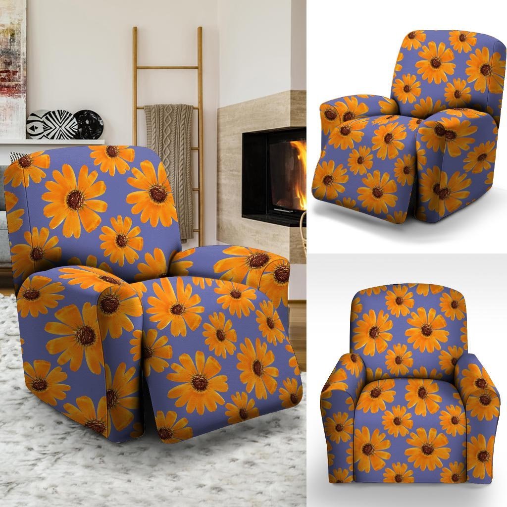 Cute Sunflower Recliner Cover-grizzshop