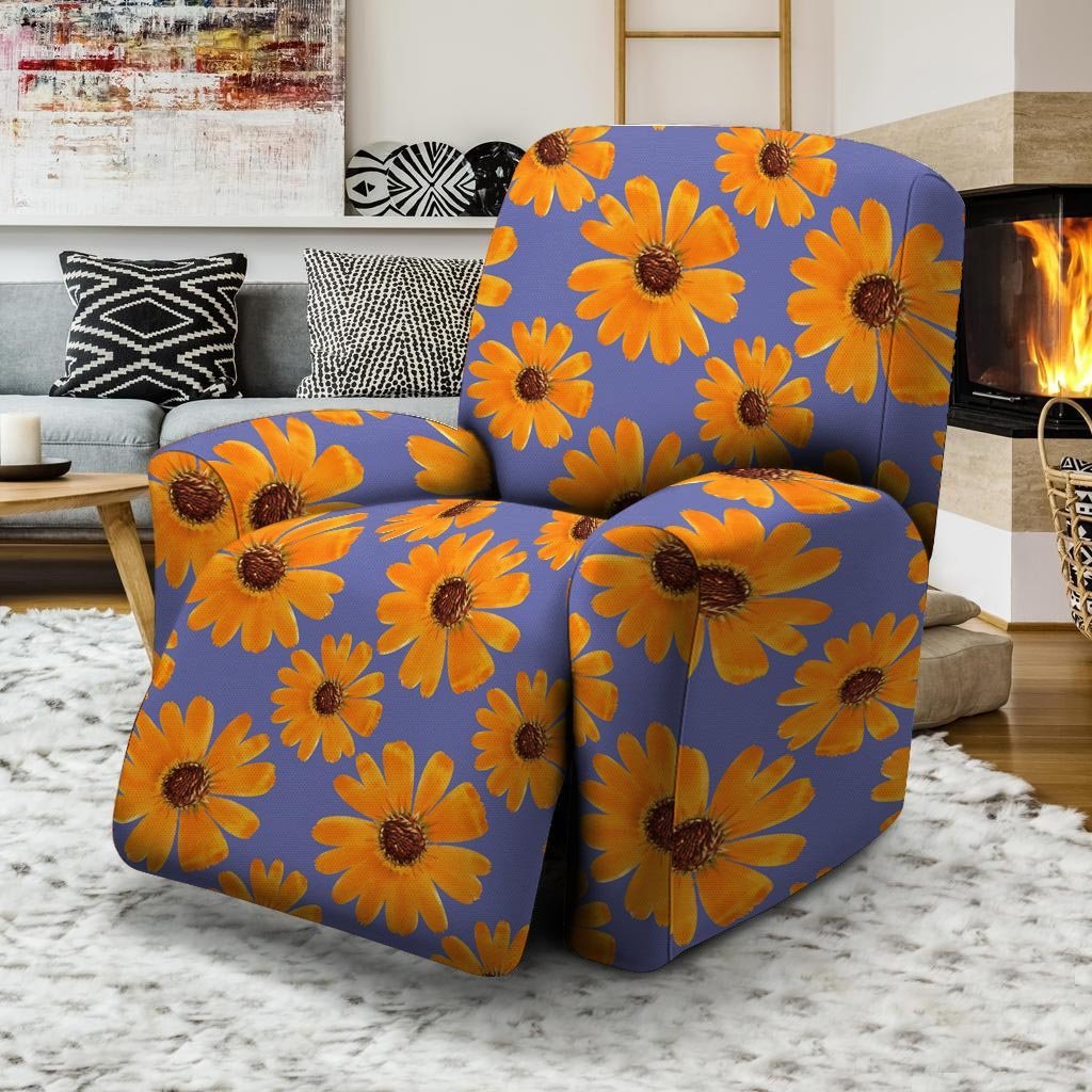 Cute Sunflower Recliner Cover-grizzshop