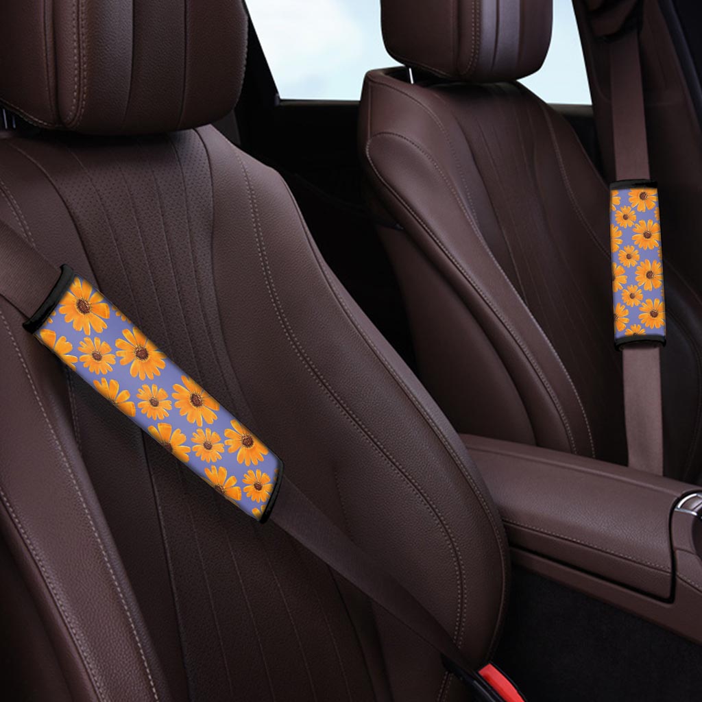 Cute Sunflower Seat Belt Cover-grizzshop