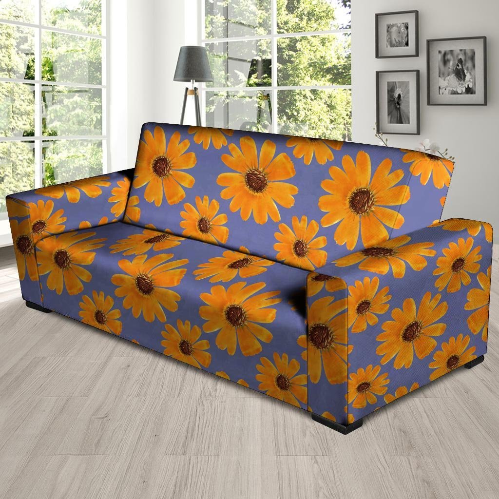 Cute Sunflower Sofa Cover-grizzshop