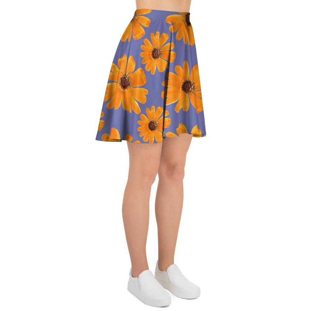 Cute Sunflower Women's Skirt-grizzshop
