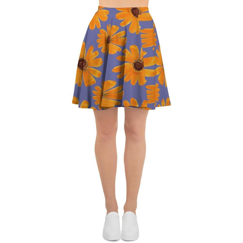 Cute Sunflower Women's Skirt-grizzshop