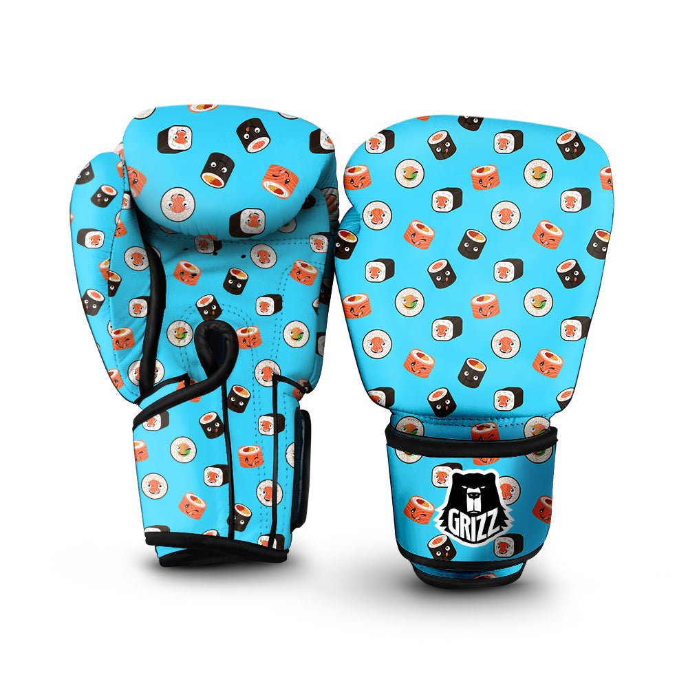Cute Sushi Rolls Print Pattern Boxing Gloves-grizzshop