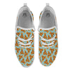 Cute Teddy Bear Print Pattern White Athletic Shoes-grizzshop