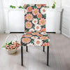 Cute White Pink Daisy Pattern Print Chair Cover-grizzshop