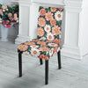 Cute White Pink Daisy Pattern Print Chair Cover-grizzshop