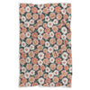 Cute White Pink Daisy Pattern Print Throw Blanket-grizzshop