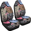 Cute cat faces Car Seat Cover-grizzshop