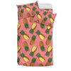 Cutting Pineapple Pink Bedding Set-grizzshop