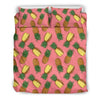 Cutting Pineapple Pink Bedding Set-grizzshop