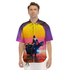 Cyberpunk Biker Print Men's Short Sleeve Shirts-grizzshop