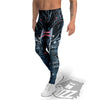 Cyborg Cyberpunk Print Men's Leggings-grizzshop