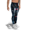 Cyborg Cyberpunk Print Men's Leggings-grizzshop