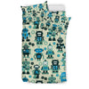 Cyborg Robot Pattern Print Duvet Cover Bedding Set-grizzshop