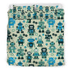 Cyborg Robot Pattern Print Duvet Cover Bedding Set-grizzshop