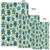 Cyborg Robot Pattern Print Floor Mat-grizzshop