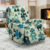 Cyborg Robot Pattern Print Recliner Cover-grizzshop