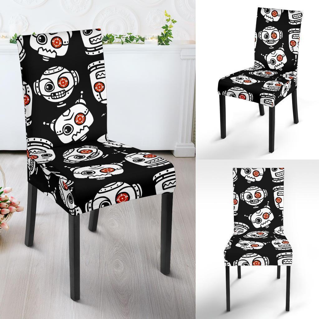 Cyborg Robot Print Pattern Chair Cover-grizzshop