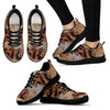 Dachshund Pattern Black Sneakers for Women and Men-grizzshop