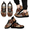 Dachshund Pattern Black Sneakers for Women and Men-grizzshop