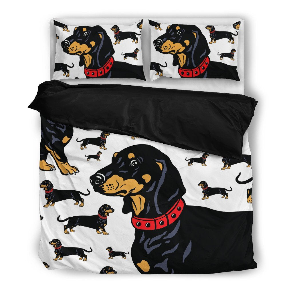 Dachshund Pillow & Duvet Covers Bedding Set-grizzshop