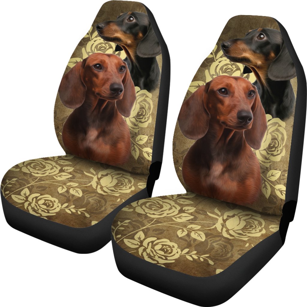 Dachshund Universal Fit Car Seat Covers-grizzshop