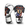 Dachshund Wearing Red Sunglasses Print Boxing Gloves-grizzshop