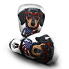 Dachshund Wearing Red Sunglasses Print Boxing Gloves-grizzshop